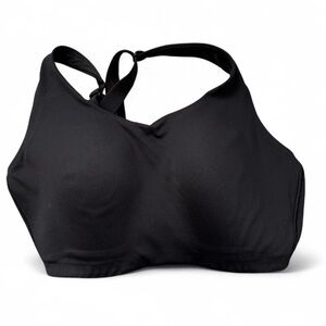 lululemon athletica Black Sports Bra TA TA TAMER HIGH SUPPORT 32DD D CUP